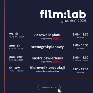 Image for Ruszyły zapisy na warsztaty film:lab